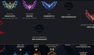 CONTA LEAGUE OF LEGENDS - DONO UNICO - CHAL - MESTRE