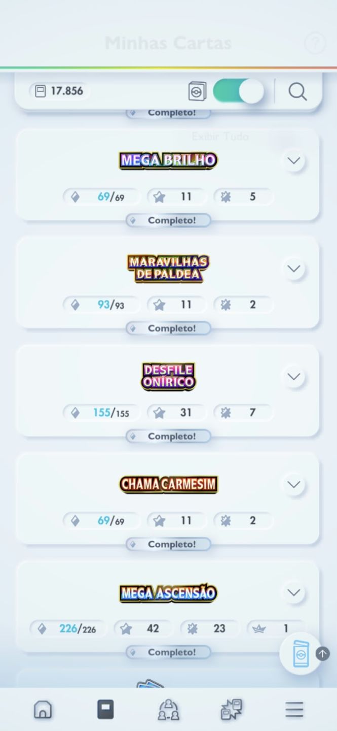 Conta TOP TCG Completinha