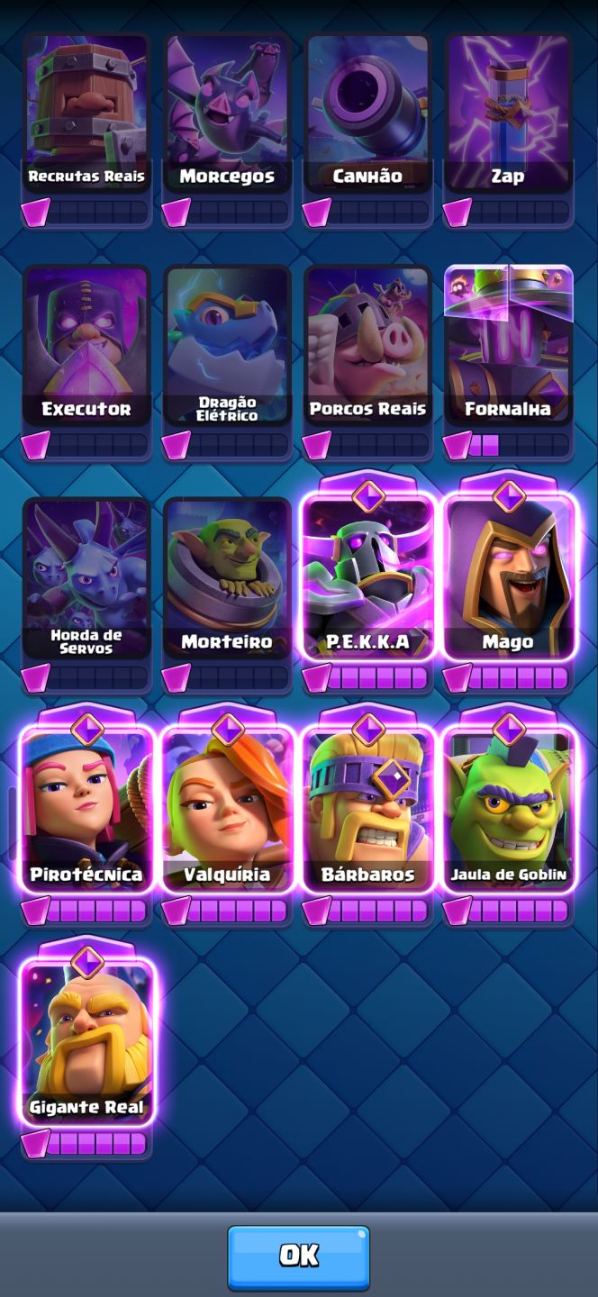 Conta da supercell gemada SKINS MUITO RARAS