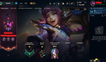 CONTA ESMERALDA III MMR DIAMANTE E MESTRE; 1740 SKINS COM 4615 CROMAS E 10 PR