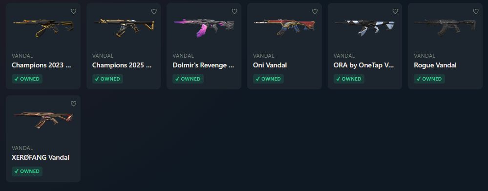 CONTA VALORANT COM MUITAS SKINS - vandal champions 2023 e faca xenocaçador