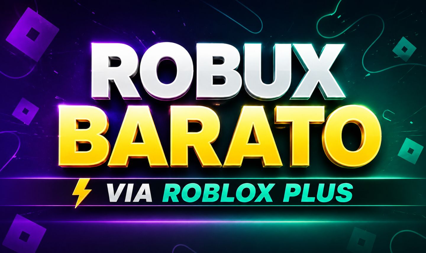 [40% OFF] Robux na Sua Conta - Via Roblox Plus | Envio Rápido