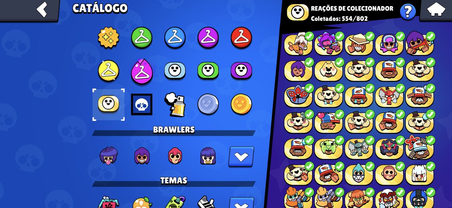 Conta 104 Brawlers + 345 Skins + 44Mil Troféus + Recursos