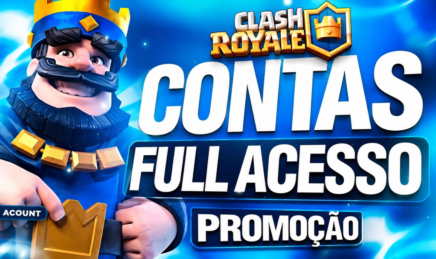 CONTA CLASH ROYALE COM 8 ANOS DE JOGO 9K DE TROFÉUS E 3 MILHÕES DE OURO +BRINDES
