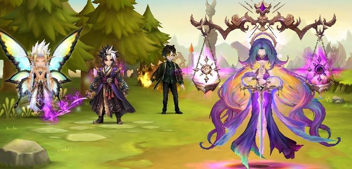 CONTA COM JUSTICE DARK+ OBERON RUNAS BOAS 11.6K CRISTAIS