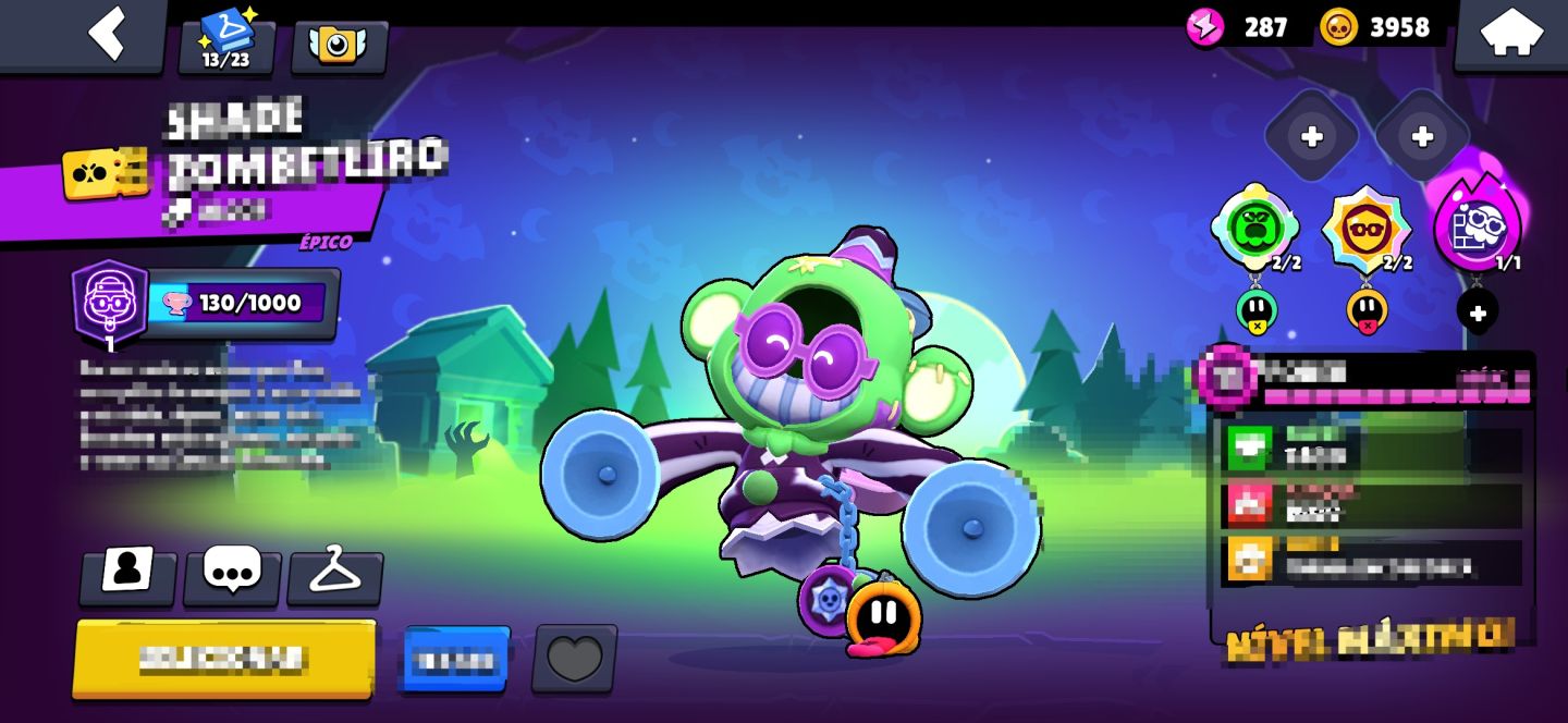 CONTA BRAWL STARS SKINS RARAS!