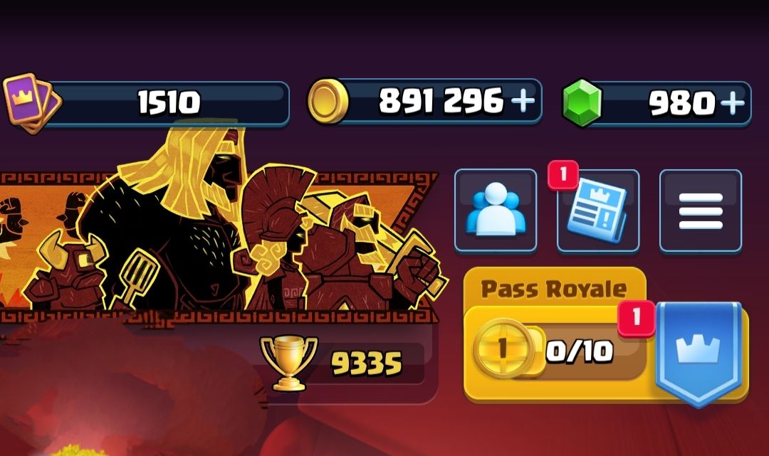 CONTA DE CLASH ROYALE 9K TROFEUS TODAS AS CARTAS DESBLOQUEADAS (ACEITO NEGOCIAR)