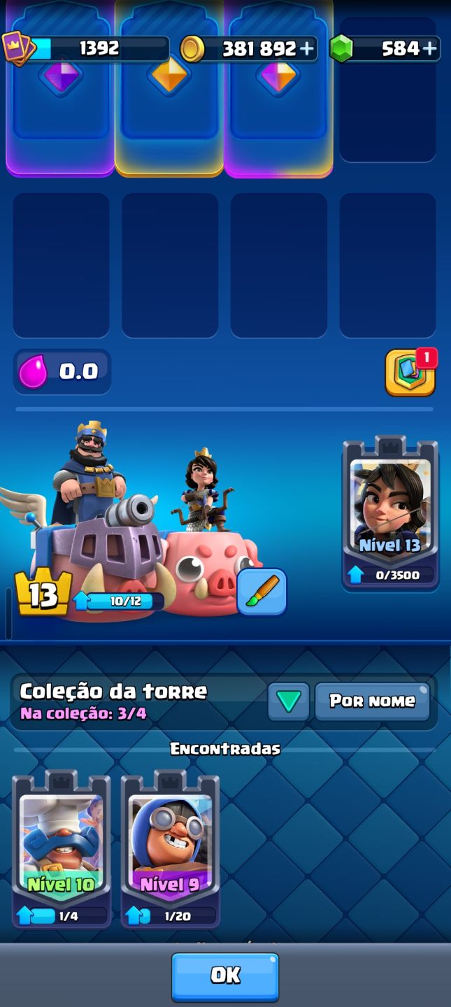 Conta Clash Royale 9K Troféus