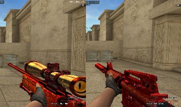 ESCOLHA SUA CONTA - M4A1 Silenciador Vietnam ou AWM Vietnam - TIPO RED DRAGON