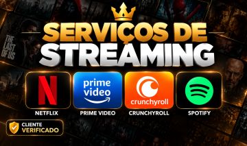 [PROMOÇÃO] - NETFLIX/PRIME VIDEO/CRUNCHYROLL/SPOTIFY + BRINDES!