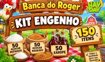 HAY DAY - KIT ENGENHO 150 ITENS