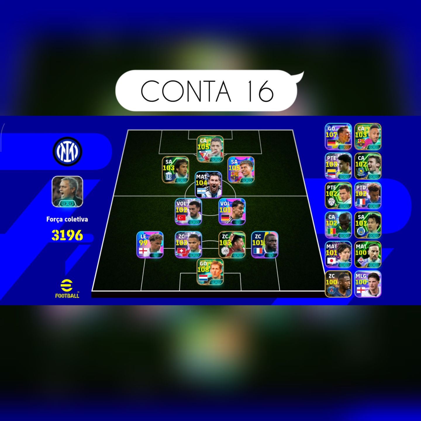 CONTAS EFOOTBALL MOBILE 2027 - ÉPICOS/SHOWTIMES/ BIG TIME