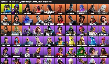CONTA FORTNITE 81 SKINS | 97 PICARETAS| DEADPOOL+REAPER / DESC