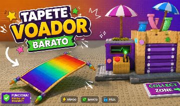80% DE DESCONTO(TAPETE VOADOR) GAMEPASS ROUBE UM BRAINROT EM GERAL