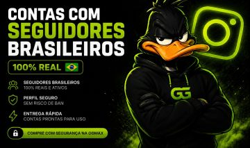 Contas Instagram com Seguidores Brasileiros | 100% Reais | Entrega Rápid