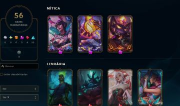 CONTA LEAGUE OF LEGENDS | LVL 61 | 56 SKINS | FULL ACESSO