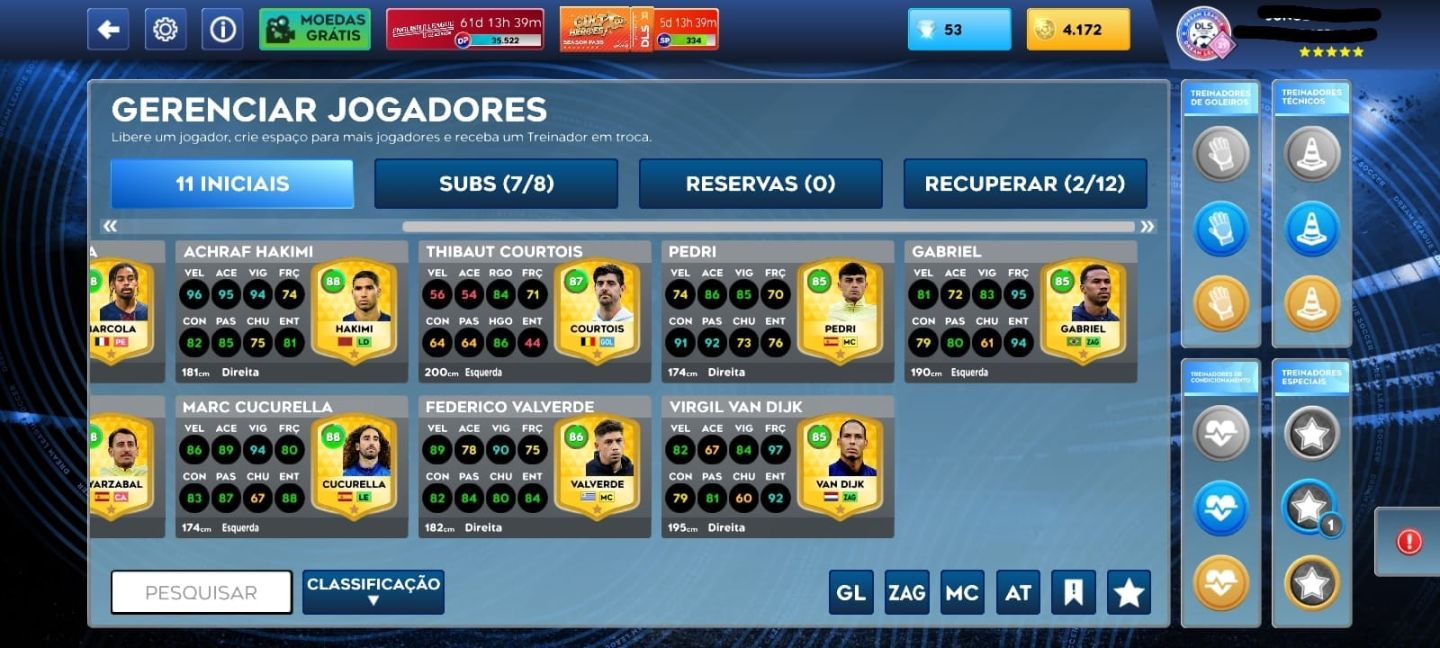 Dream League Soccer 26 (DLS) - Conta Semi-upada com os Melhores.