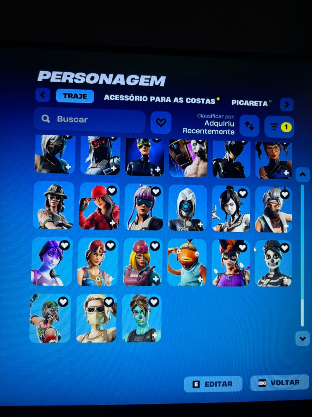 Conta de fortnite com wildcat e diversas raridades