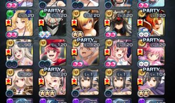 Grand summoners okarun,reimu,lilya imperial etc