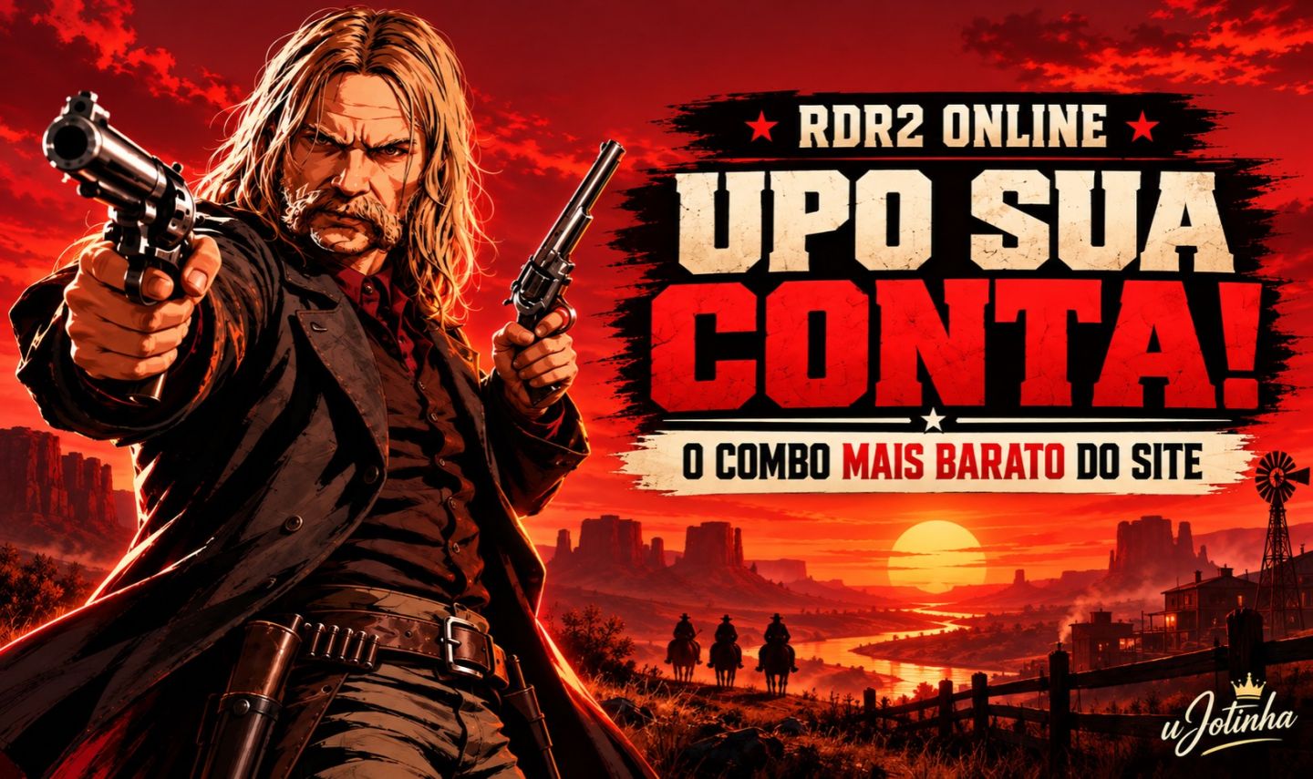 [O COMBO MAIS BARATO!] RDR2 ONLINE (PC) - OURO, CASH, LEVEL, OFÍCIOS E PELAGENS