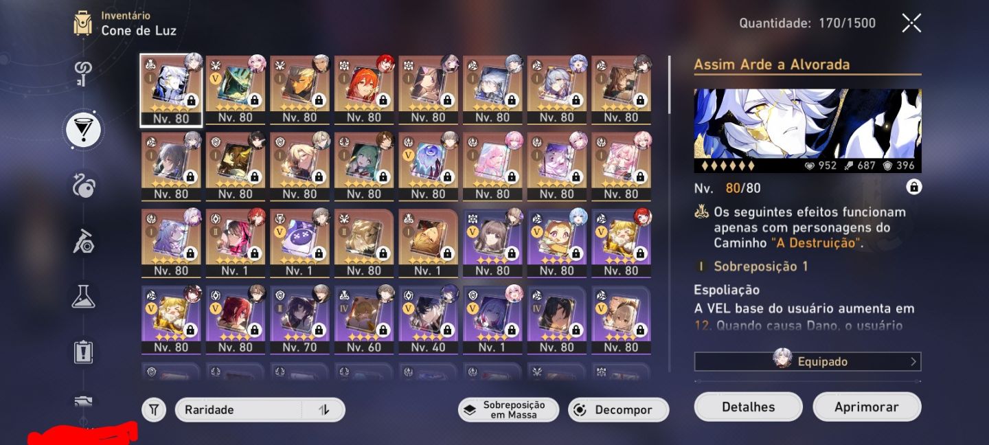 Conta Honkai Star Rail(Valor Negociável)Dados da conta podem ser alterados