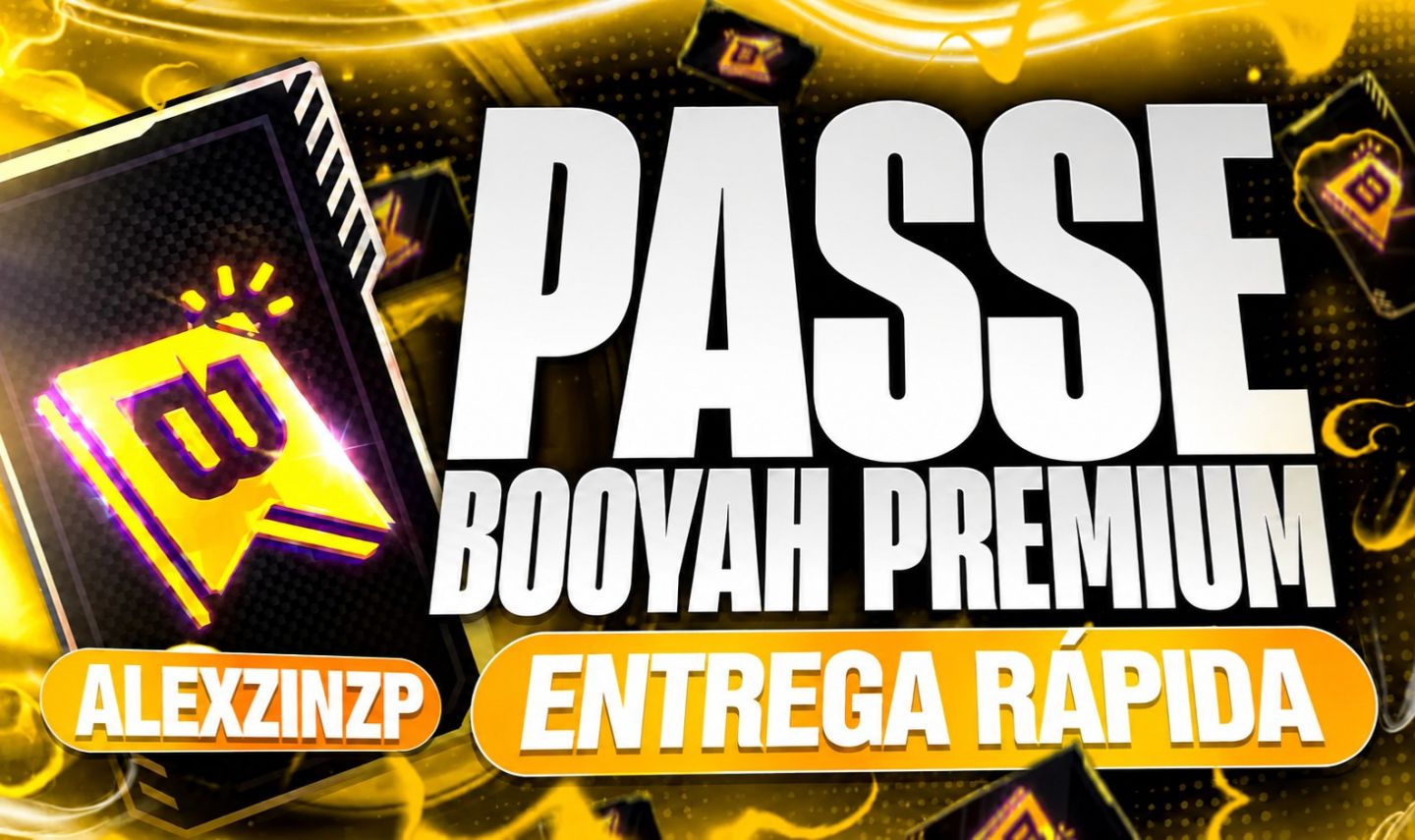 PASSE BOOYAH PREMIUM FREE FIRE GARENA | VIA ID, SEM ADICIONAR | ENTREGA RÁPIDA!!