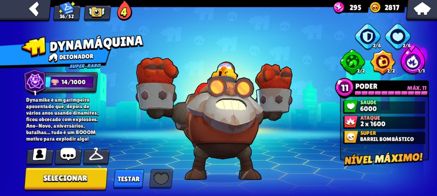 Conta com brawl pass ativado e com Skina lendarias e muitos brawlers muito boa