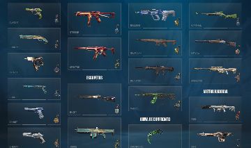 CONTA DE VALORANT COM VARIAS SKINS RARAS