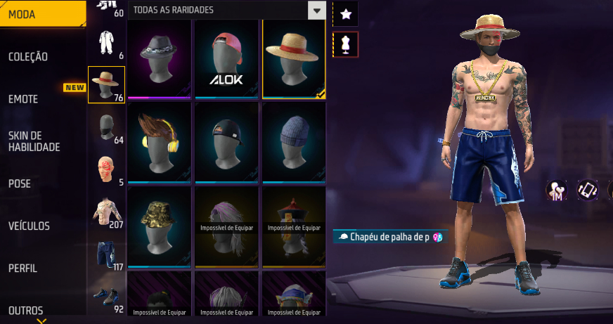 CONTA DE FREE FIRE FULL ACESSO, 8 ANOS