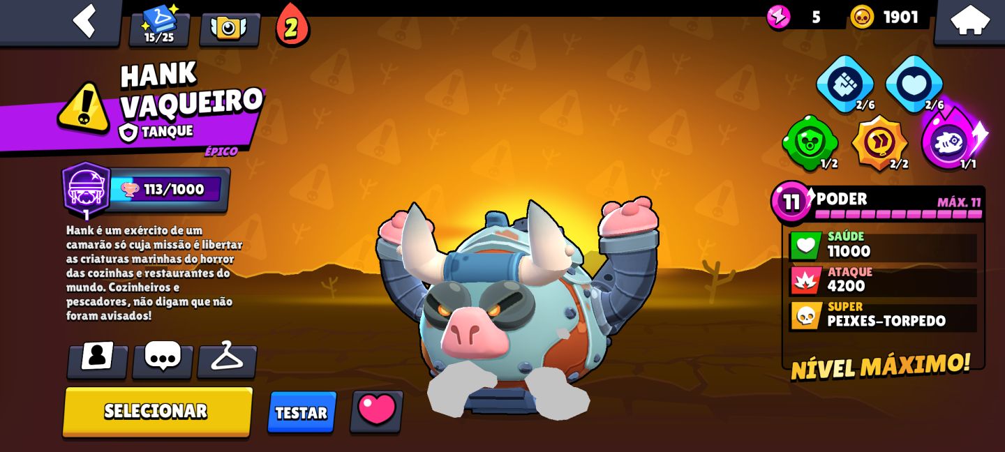 Conta de brawl stars upada leia a descrição q vc vai se surpreende