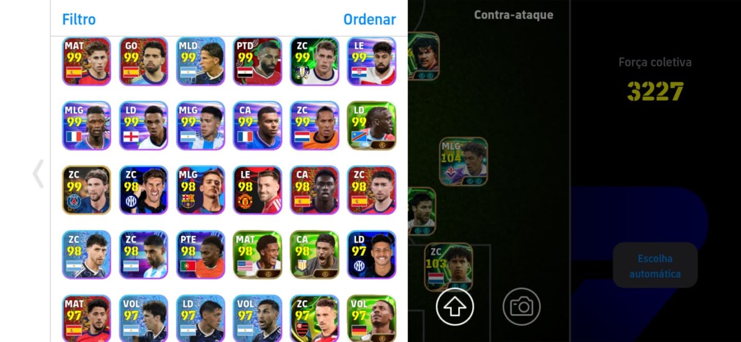 Conta Efootball | Maldini + Gullit | Força Coletiva 3226 | Time Completo