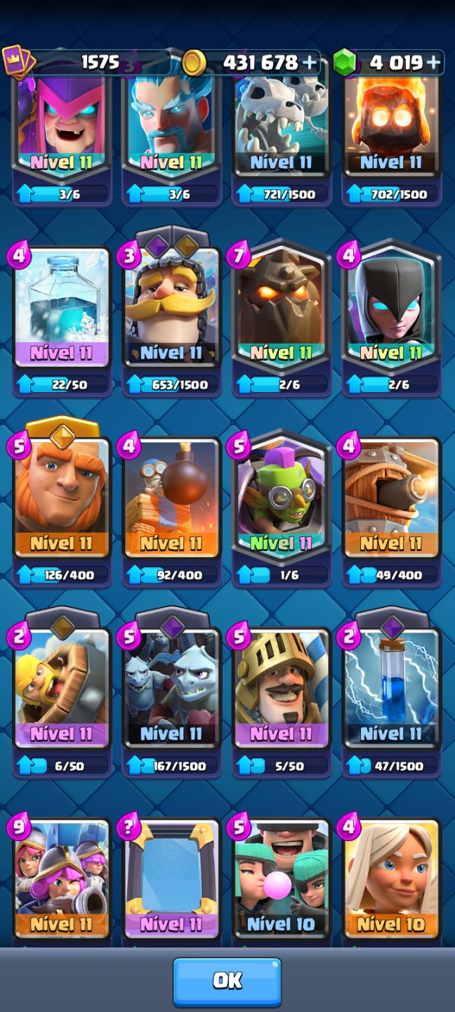 Conta Clash Royale 10k 122/122
