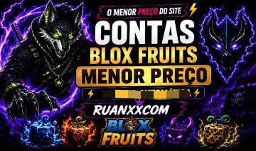 [40% OFF] CONTAS DE BLOX FRUIT | FRUTAS MITICAS + ITENS RAROS (+40 OPÇÕES)