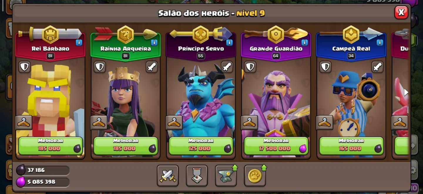 CV 15 FULL com 4 mil gemas