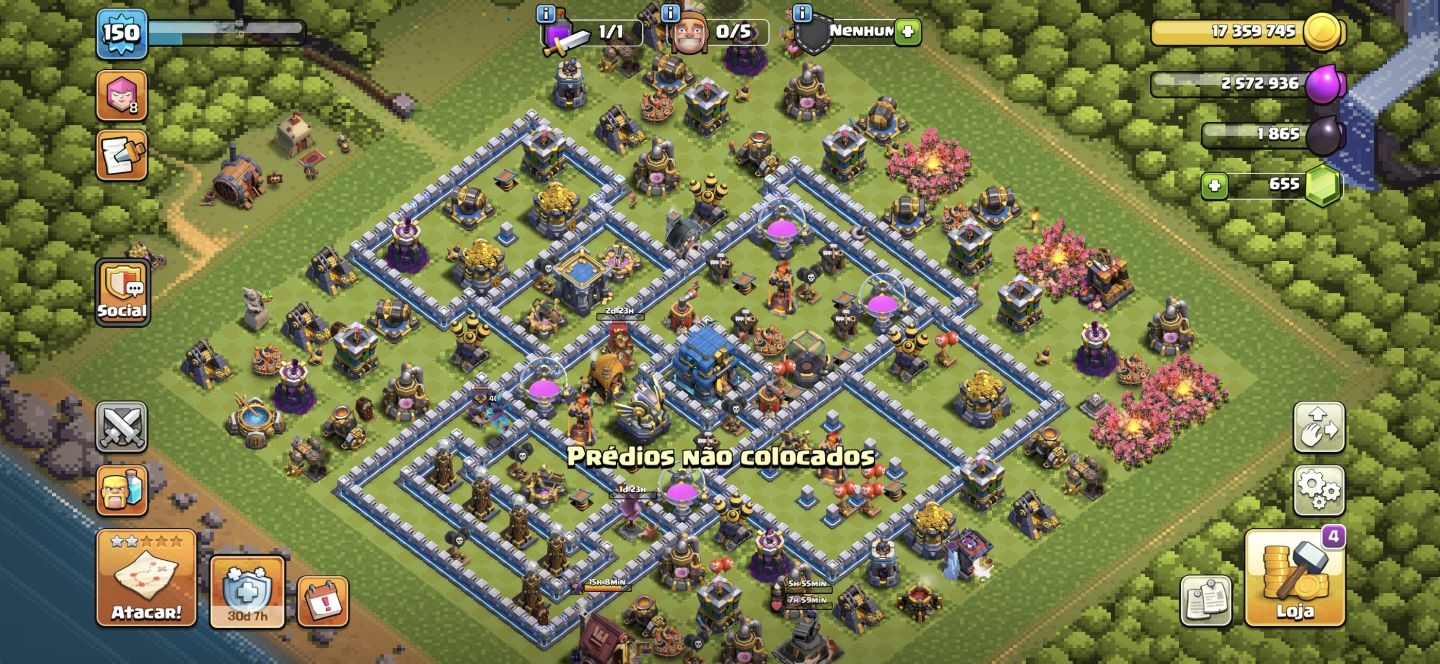 CLASH OF CLANS CV 12 FULL + BRAWL STARS + HAY DAY - 3 JOGOS EM UM SÓ EMAIL