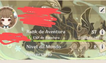 Conta ar57 america skirk + mavuika + nefer + flins Ásia ar26 ayaka + venti