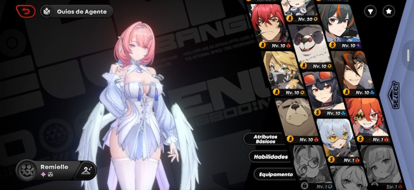 Conta zenless zone zero + skins