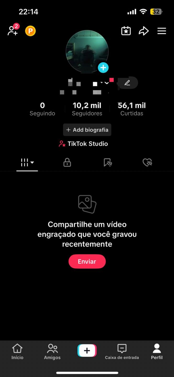 Conta TikTok 10,8k Live Ativa, Promover Liberado Falta viws pra monetizar!