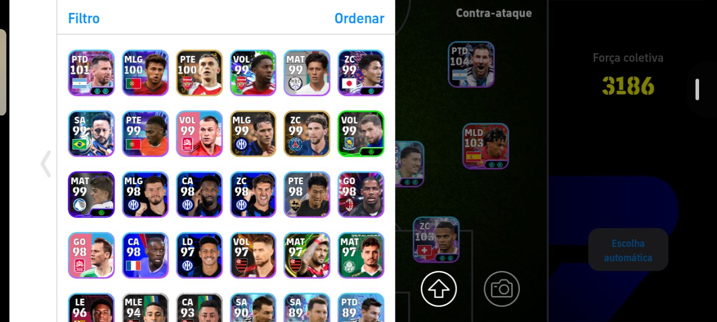 CONTA EFOOTBALL COM ÉPICOS E TÉCNICO