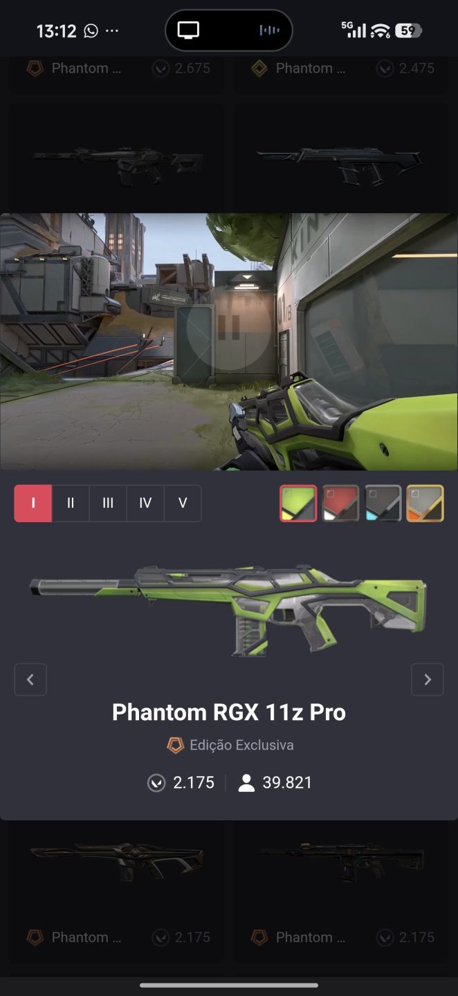 Conta ValorAnt BETA com muitas skins