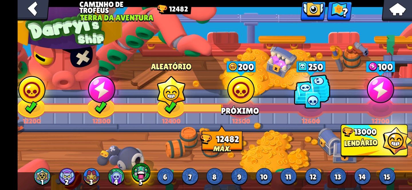 Conta BrawlStars com Jessie Dragão Escarlate e Mais