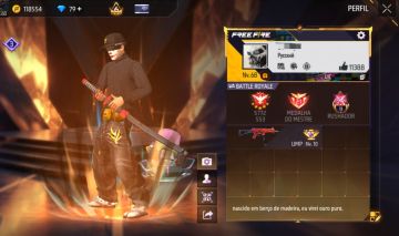 FREE FIRE LVL 68 | 1, 2 E 3 PASSE | CONTA ANTIGA + RARIDADES