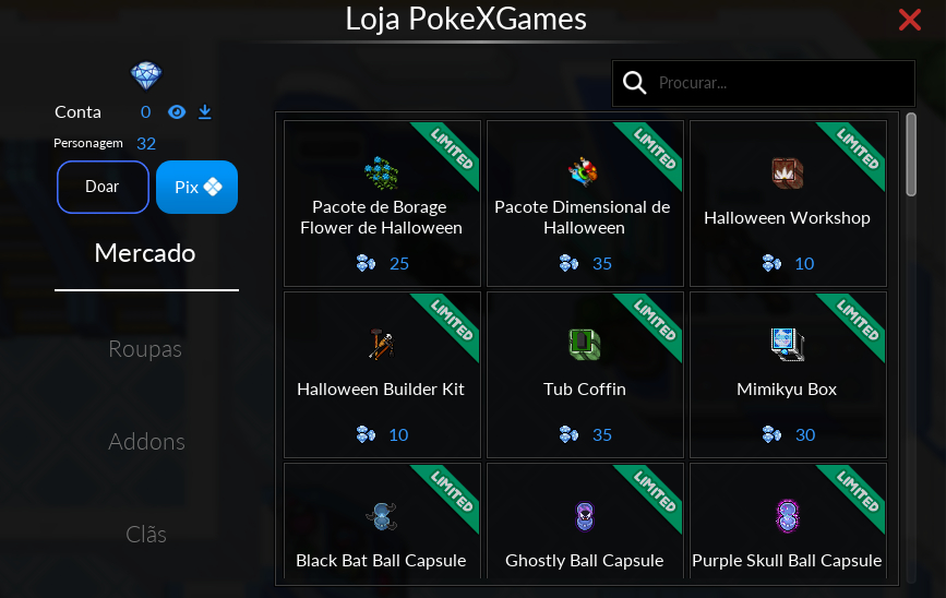 2 CONTAS EM 1 NO PXG! Vão com tudo que está nas imagens!