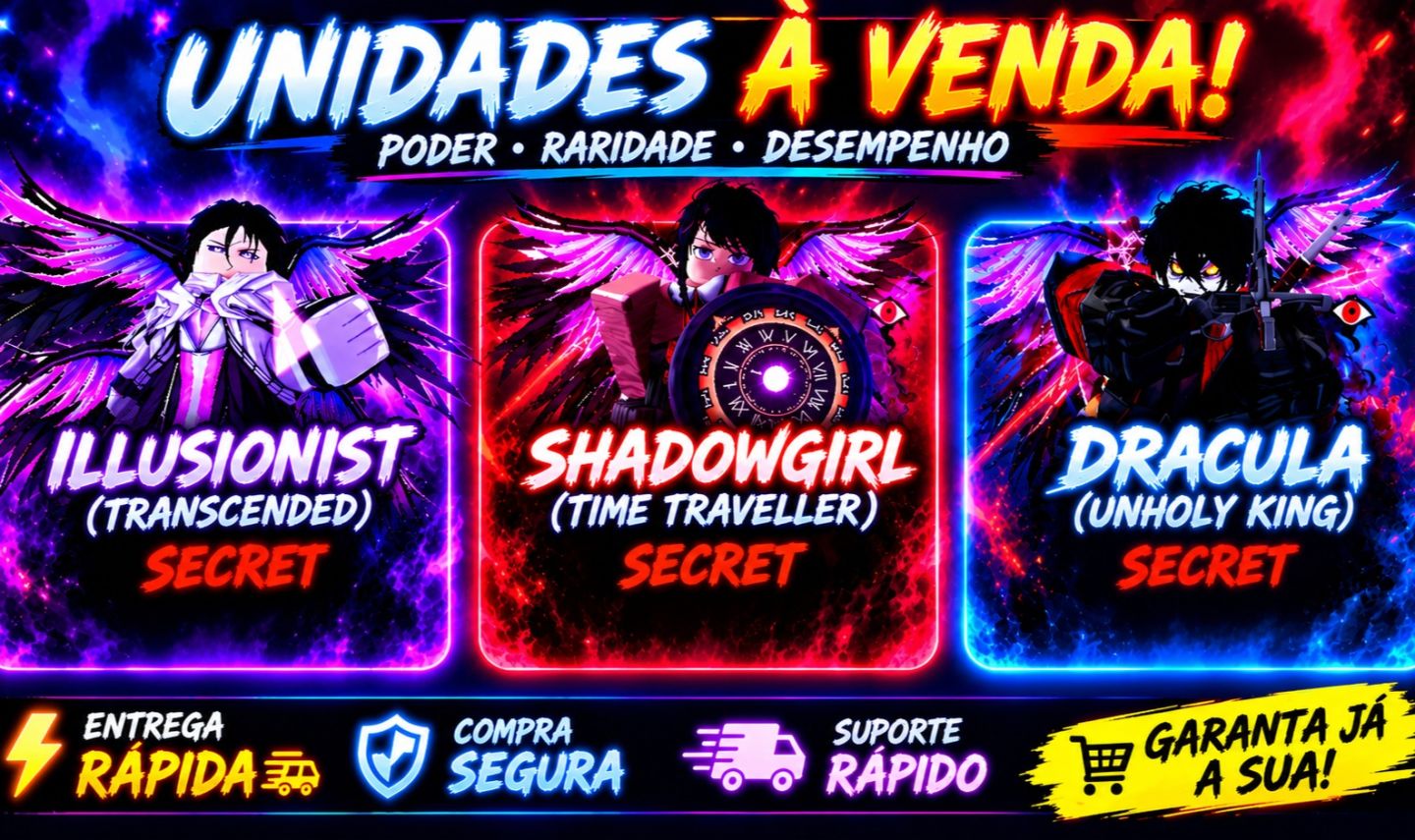 Anime adventure units limita (Alucard, Aizen, homura, Gilgamesh, dark Mage e cid