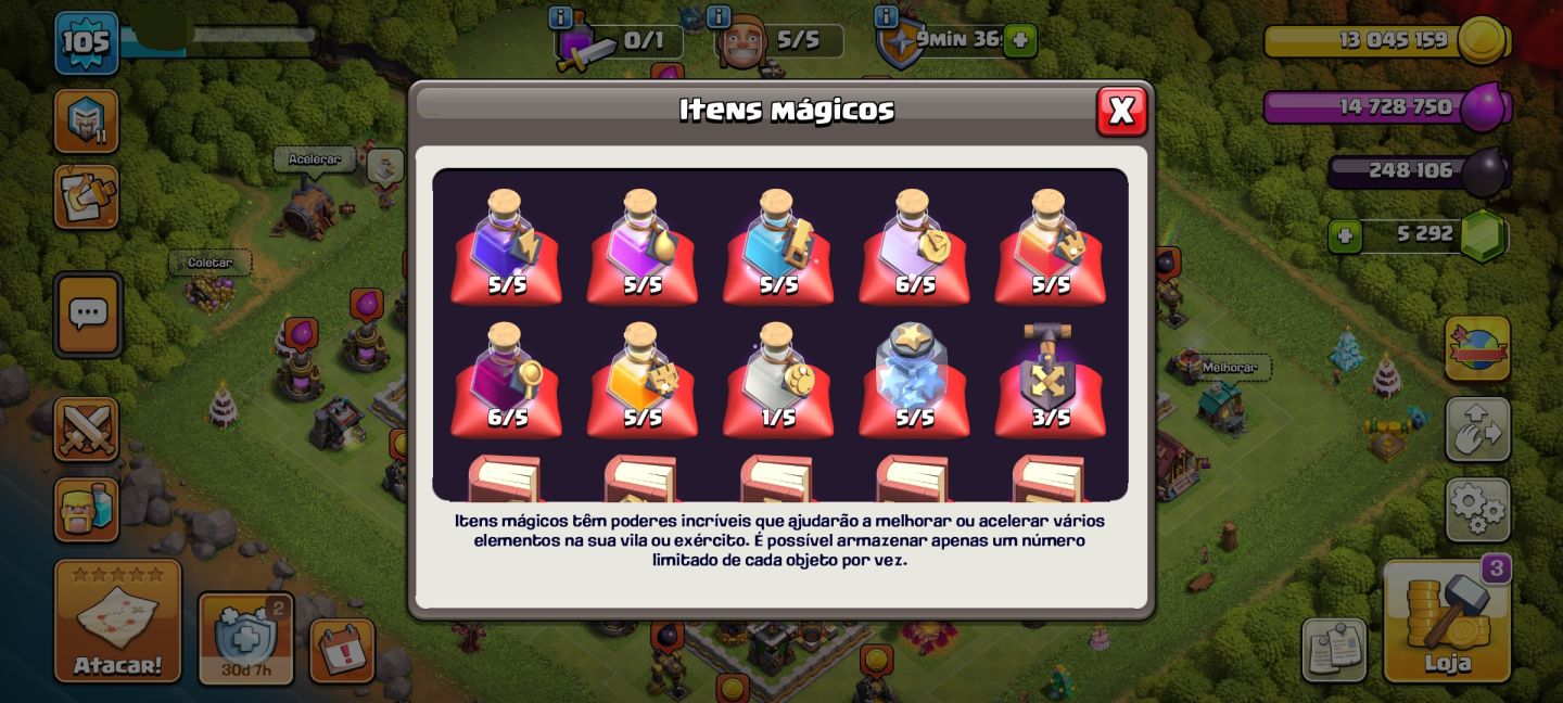 Conta Clash Of Clans full cv11