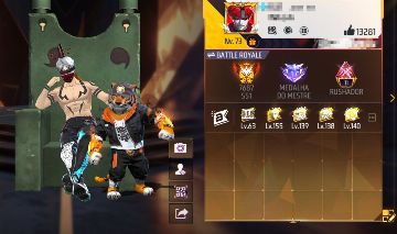 CONTA DE FREEFIRE PRIME 8 COM RAGNAROK E ANGELICAL, MAIS DE 7K GASTOS