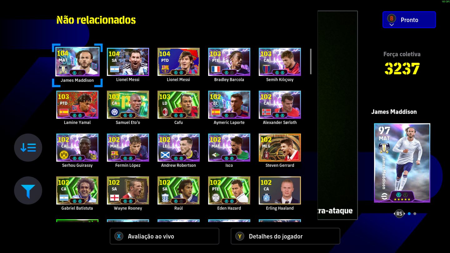 Conta efootball STEAM