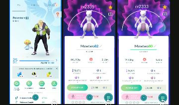 Pokémon GO Lv 25 com 10 Lendários | 2 Mewtwo Evolução Rápida Pk01