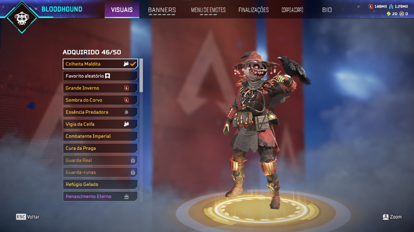 CONTA APEX LEGENDS 2 HERANÇAS