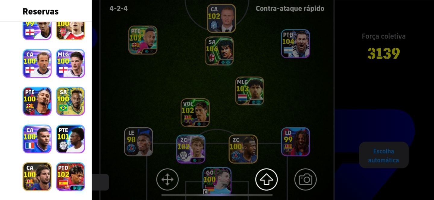 CONTA DE EFOOTBALL MT BOA COM GULLIT PRA SAIR LG NO PRECINHO